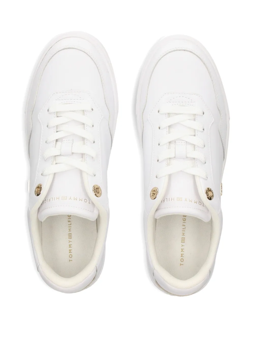 Tommy Hilfiger leather sneakers White