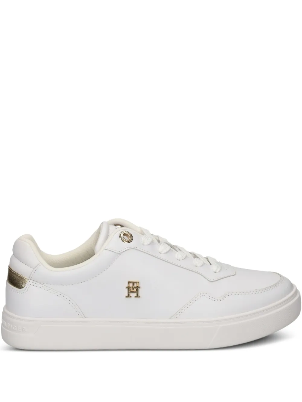 Tommy Hilfiger leather sneakers White