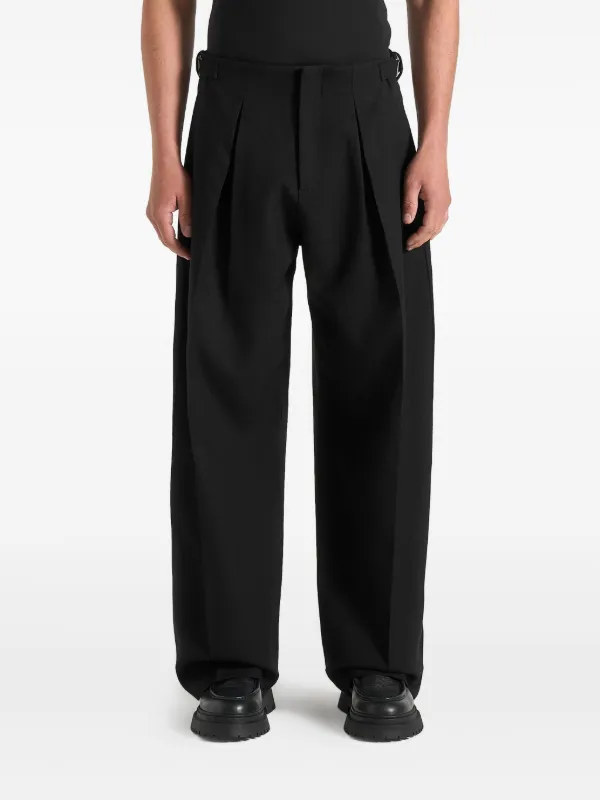 LiNoH ブラック ワイドパンツ LiNoH ブラック ワイドパンツ LISA」ワイドパンツ【自宅で試着