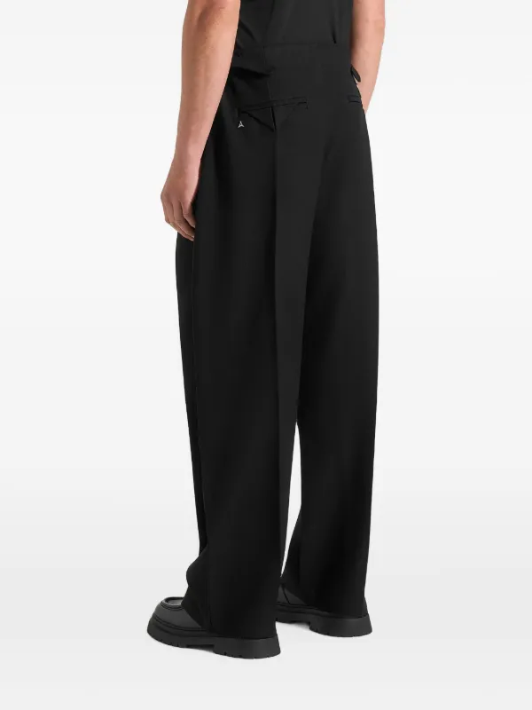 Manière De Voir Lior In Black Box Pleat wide-leg Pants | Black