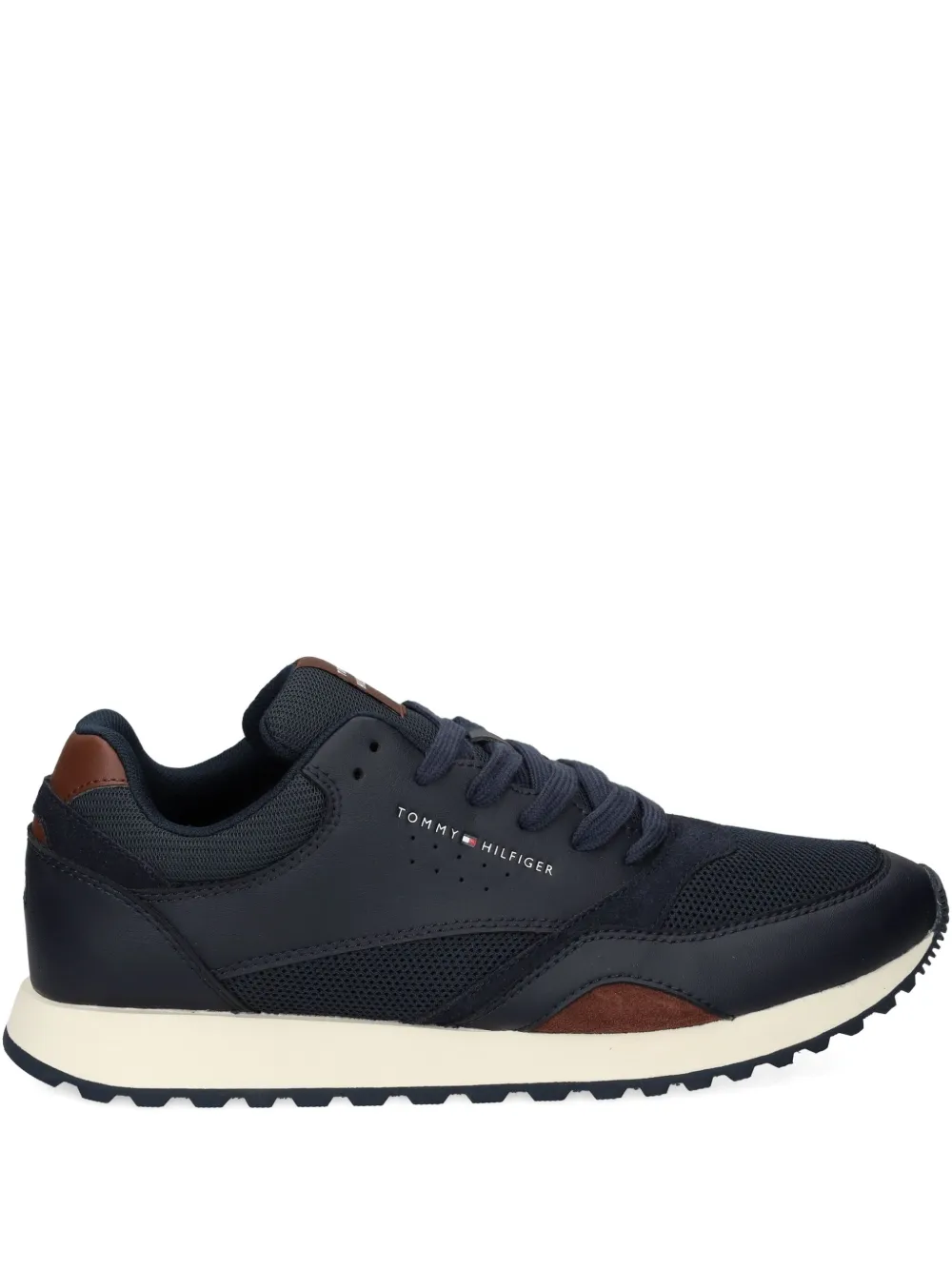 Tommy Hilfiger leather panelled sneakers Blue