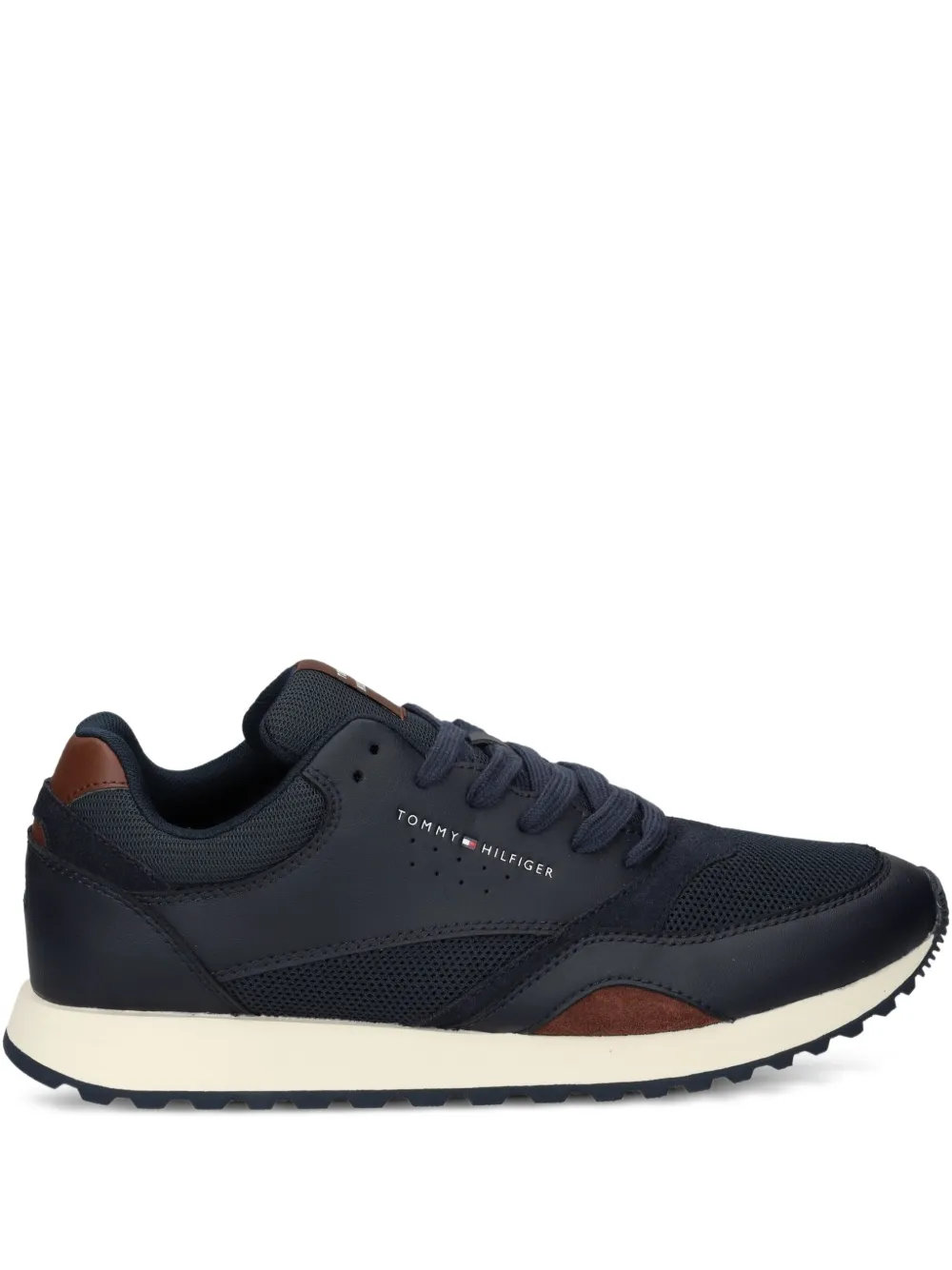 Tommy Hilfiger leather panelled sneakers Blue