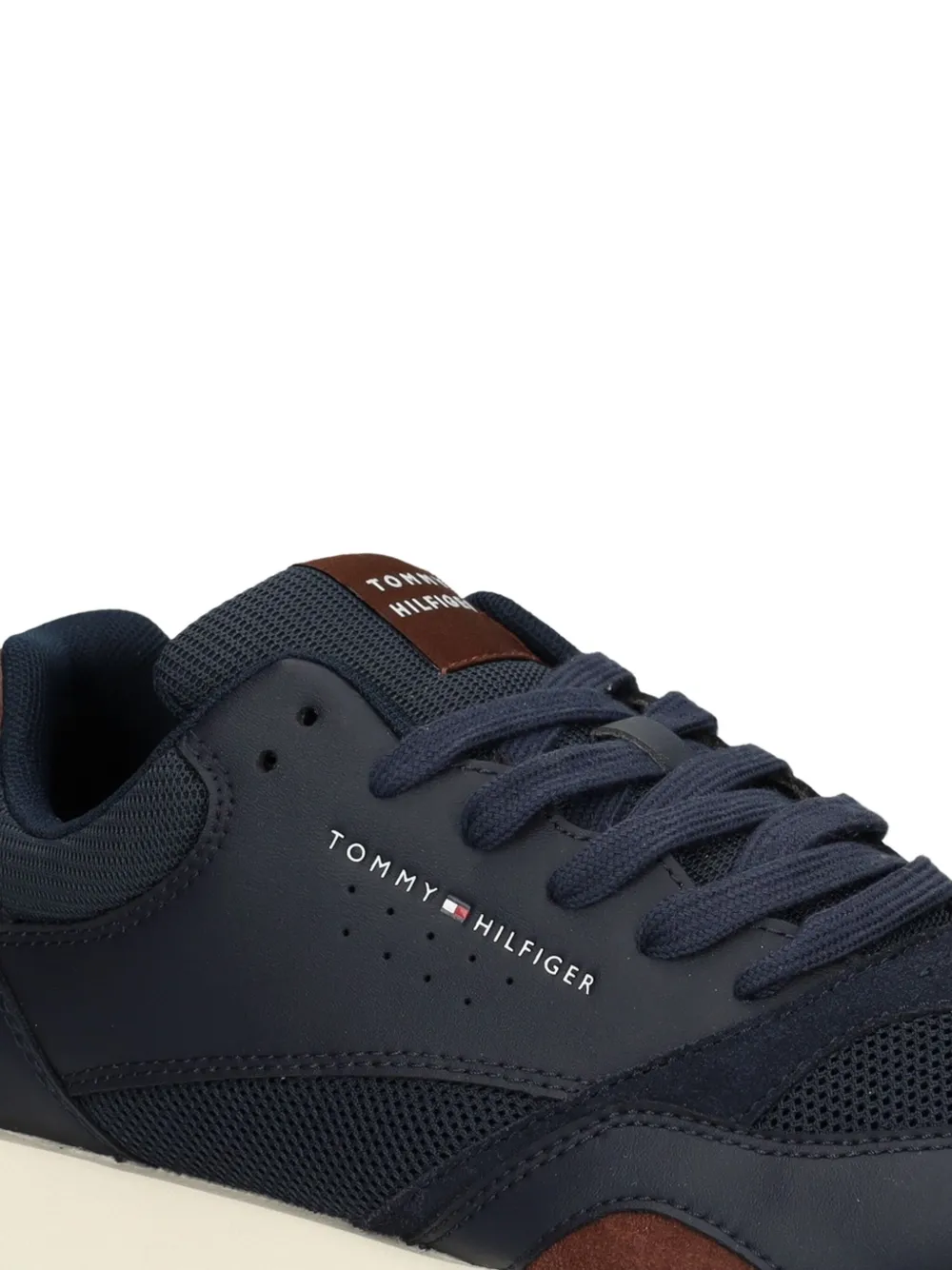 Tommy Hilfiger leather panelled sneakers Blue