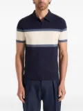 Manière De Voir Enzo colour-block polo top - Blue