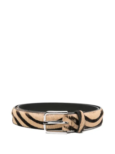 Liviana Conti zebra-print leather belt