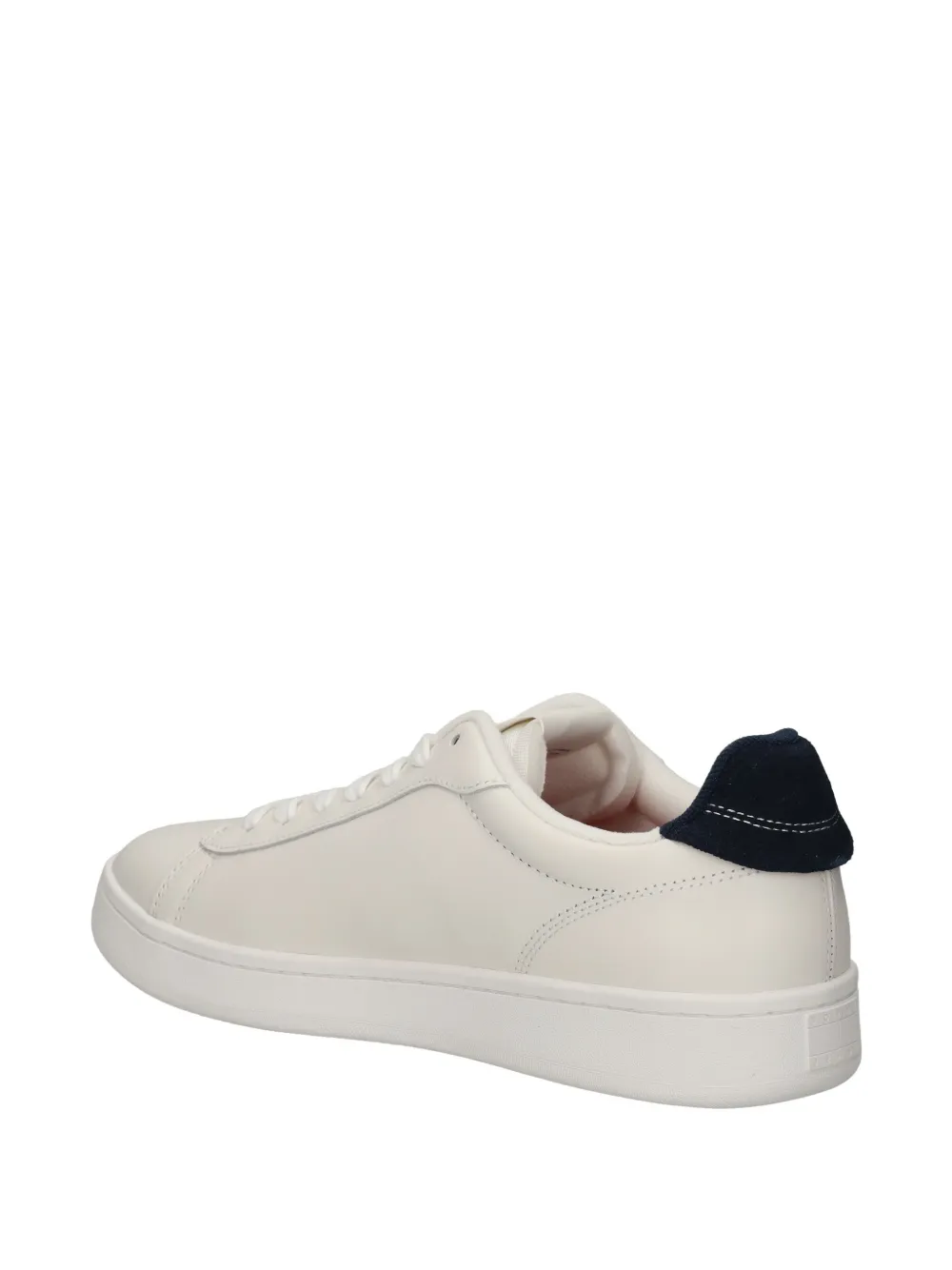 Tommy Jeans logo-plaque leather sneakers White