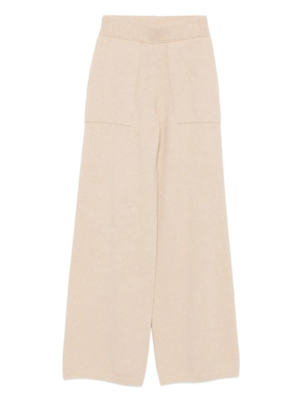 pocket-detail cashmere trousers