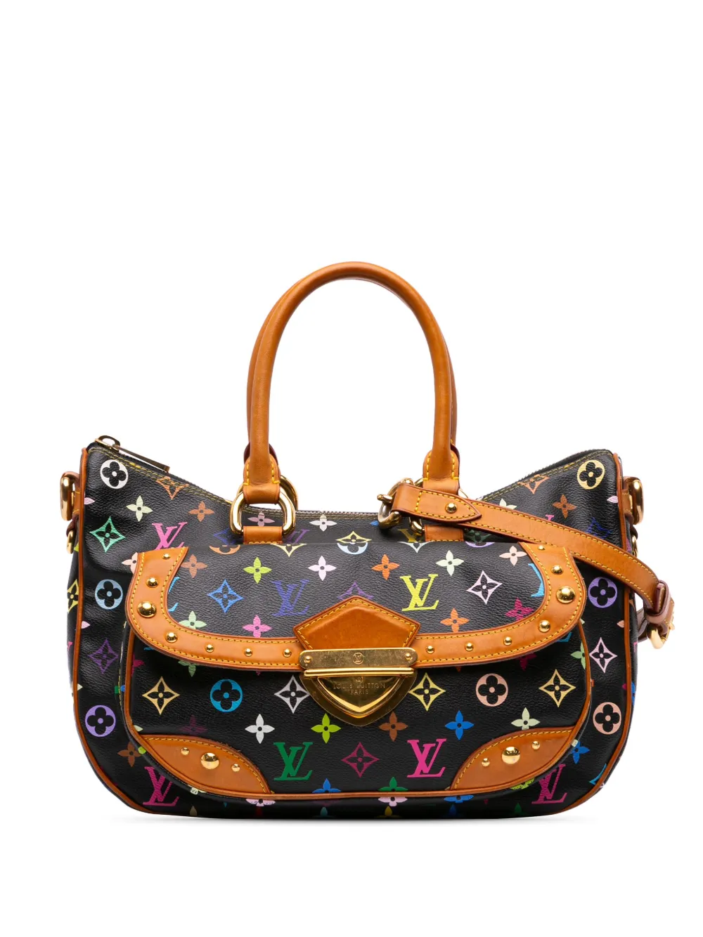 Louis Vuitton Pre-Owned 2000-2025 モノグラム マルチカラーリタ サッチェルバッグ - ブラック Louis Vuitton Pre-Owned 2000-2025 モノグラム マルチカラーリタ サッチェルバッグ - ブラック