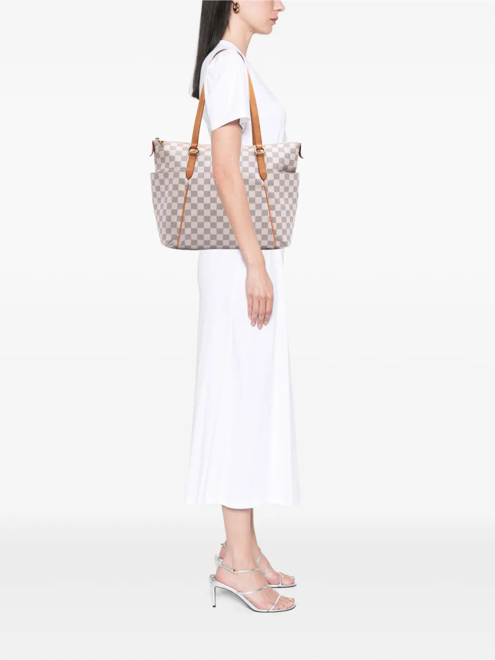 Louis Vuitton Pre-Owned 2010 Damier Azur Totally MM tote bag | Pre-Owned | Image 2