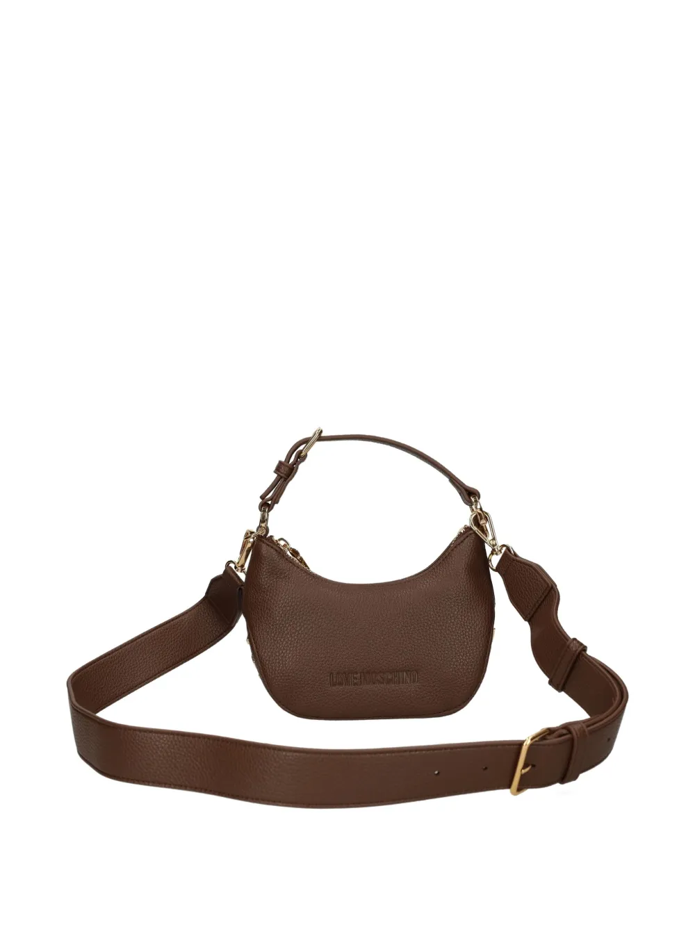 Love Moschino Schoudertas met logo - Bruin