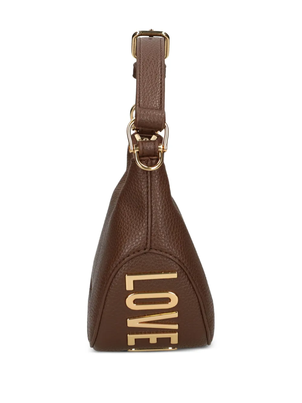 Love Moschino Schoudertas met logo Bruin