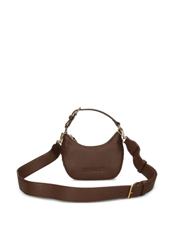 Love Moschino logo-detail Shoulder Bag | Brown | FARFETCH RO