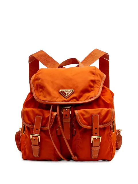 Prada Pre-Owned 2013-2025 Saffiano Trimmed Tessuto backpack