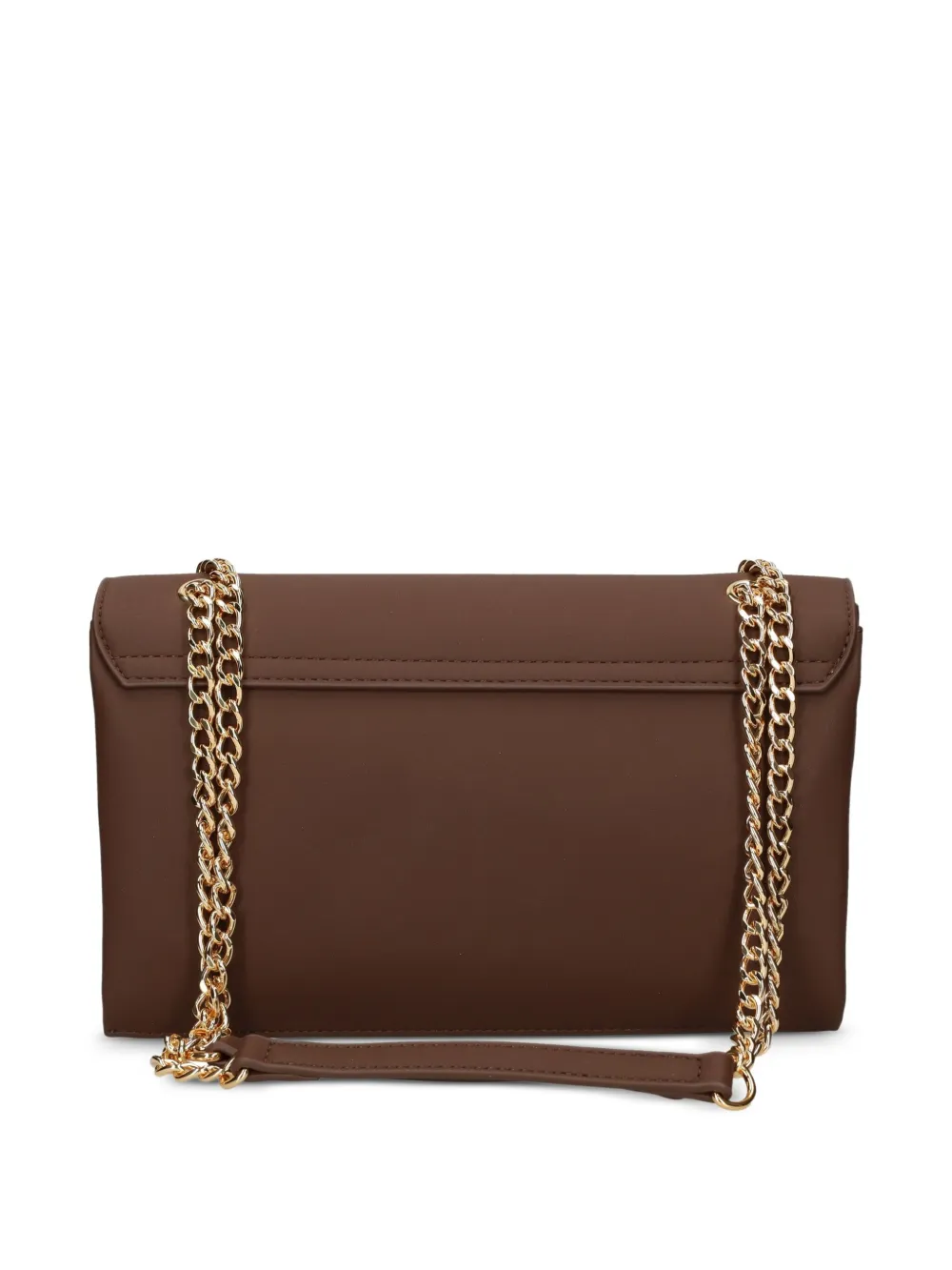 Love Moschino Crossbodytas met logoplakkaat en kettinghengsel Bruin