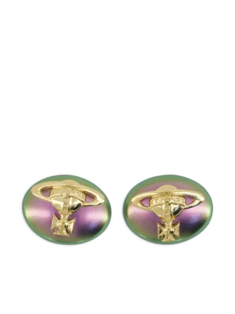 Vivienne Westwood Lavinia orb-embellished oval earrings