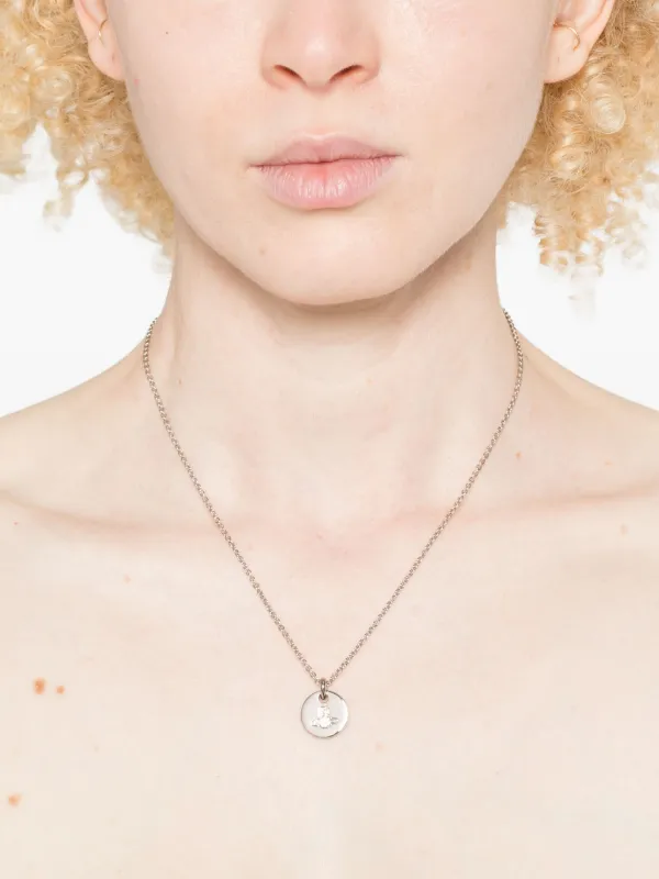 Vivienne Westwood Lewis Orb embellished-disc Necklace