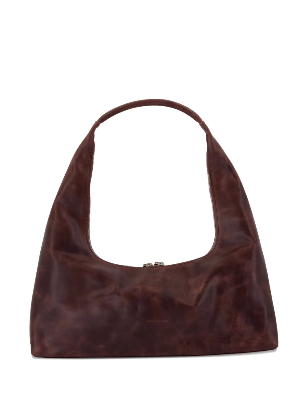 Margesherwood Large Hobo Leather Shoulder Bag In Red