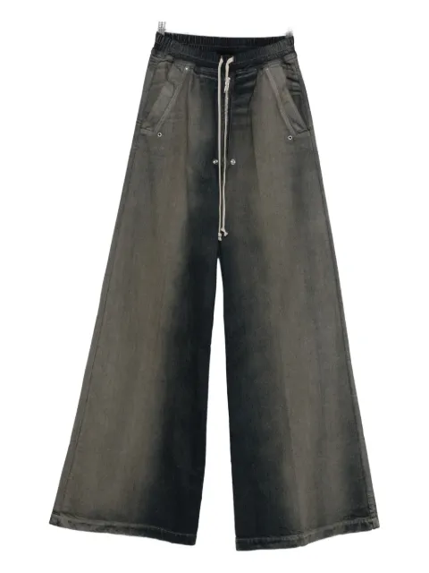 Rick Owens drawstring-fastening wide-leg trousers