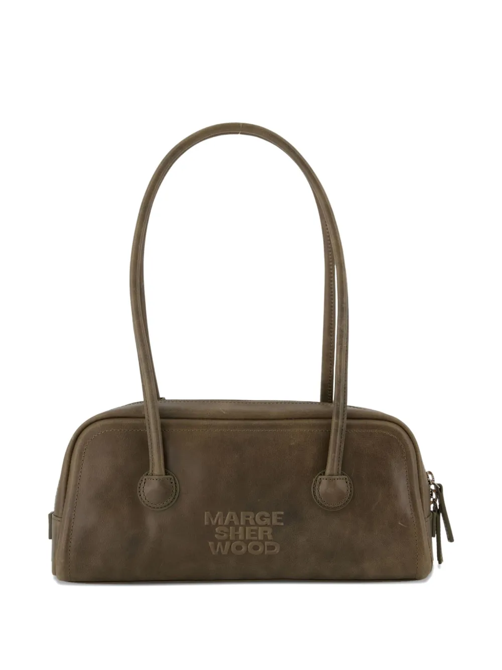 Margesherwood Top-handle Baguette Shoulder Bag In Brown