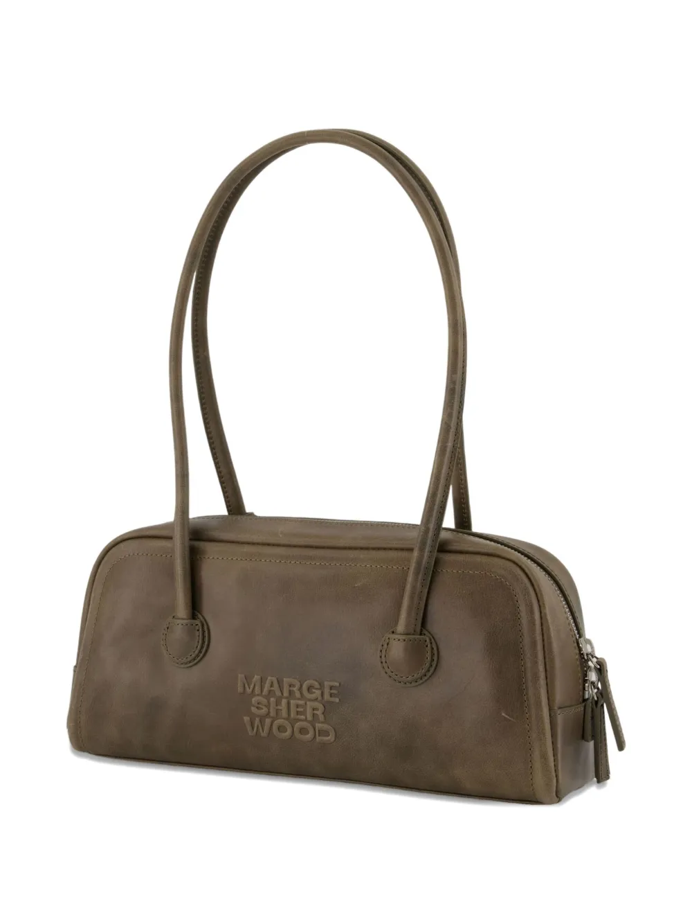 Marge Sherwood Baguette schoudertas met handvat - Bruin