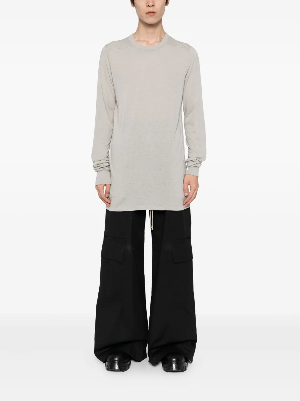 Rick Owens T-shirt met lange mouwen - Grijs