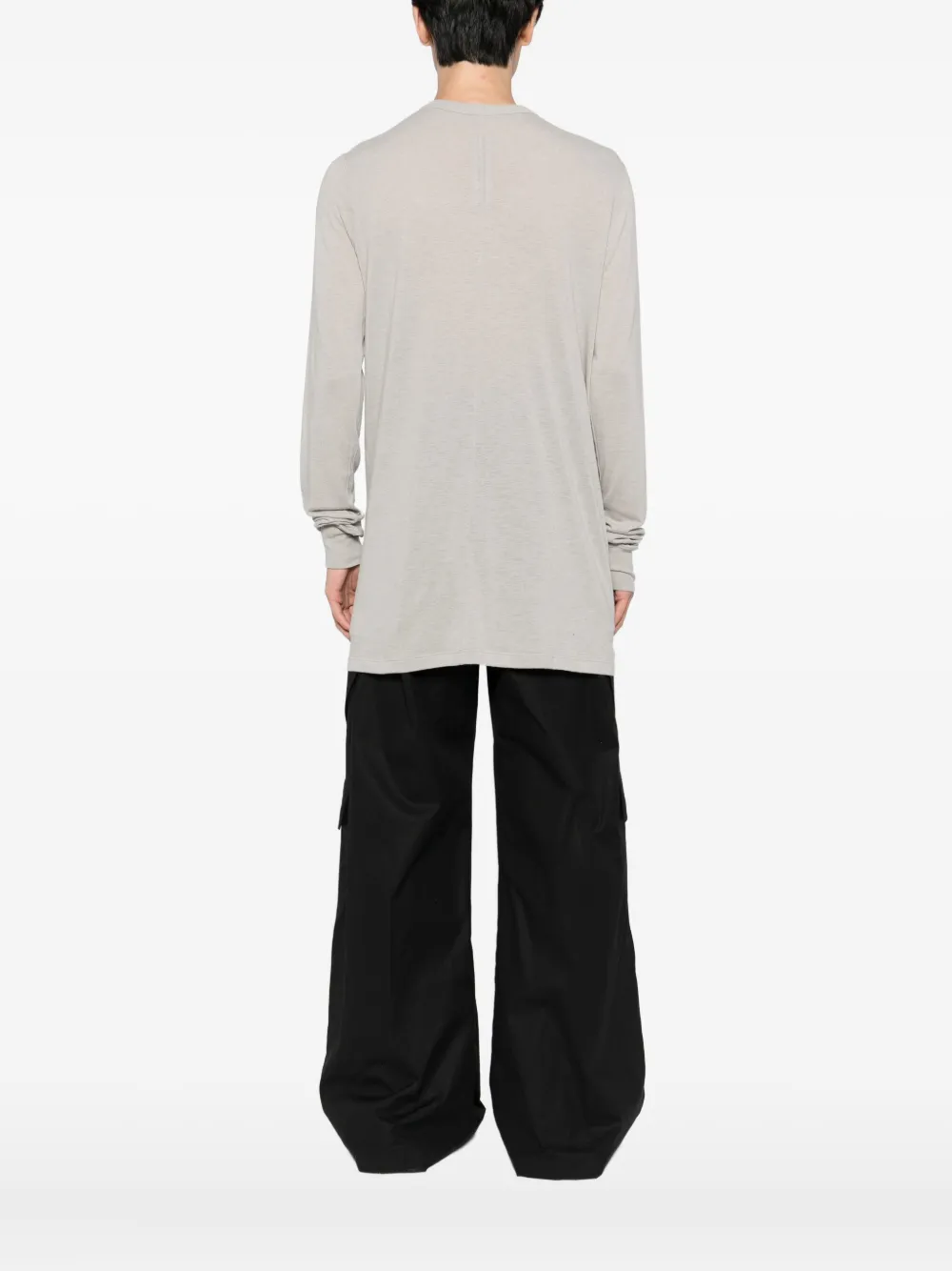 Rick Owens T-shirt met lange mouwen Grijs