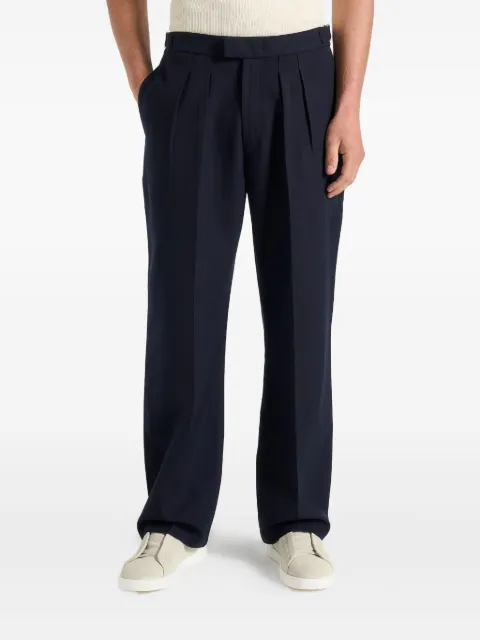 Manière De Voir twin-pleat tailored trousers