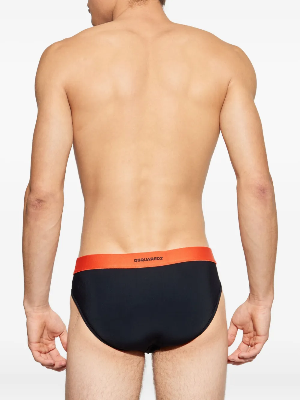 DSQUARED2 logo-detail waistband brief Zwart