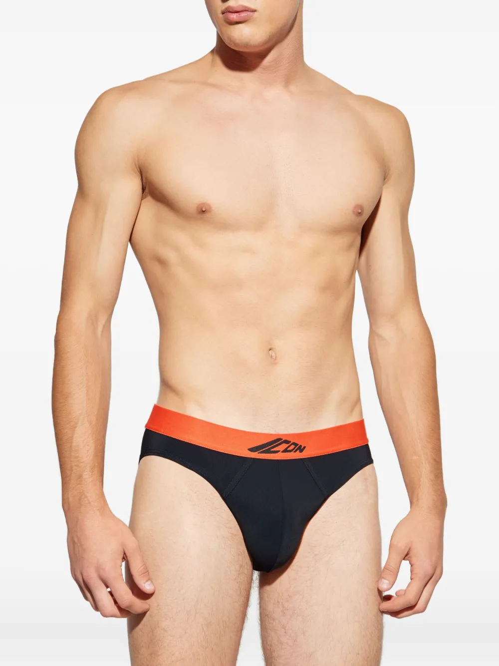 DSQUARED2 logo-detail waistband brief Zwart
