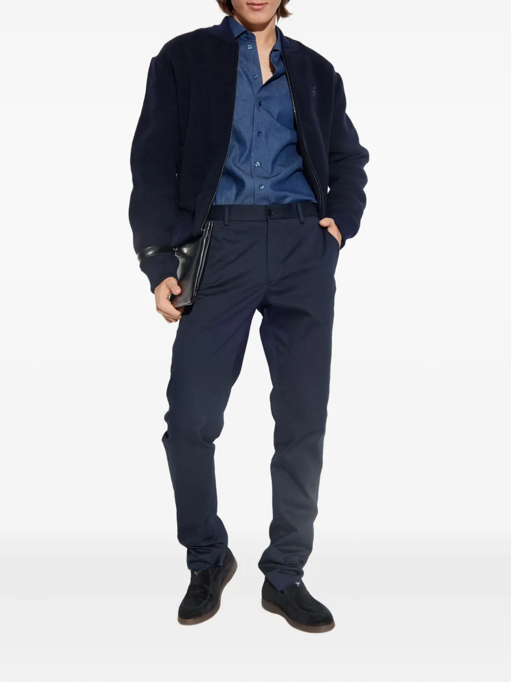 ETRO flat-front cotton trousers | Tapered Pants | Image 2