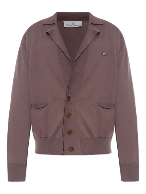 Vivienne Westwood Orb-embroidered button-down cardigan