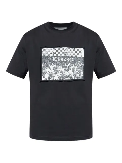 Iceberg playera con estampado gráfico