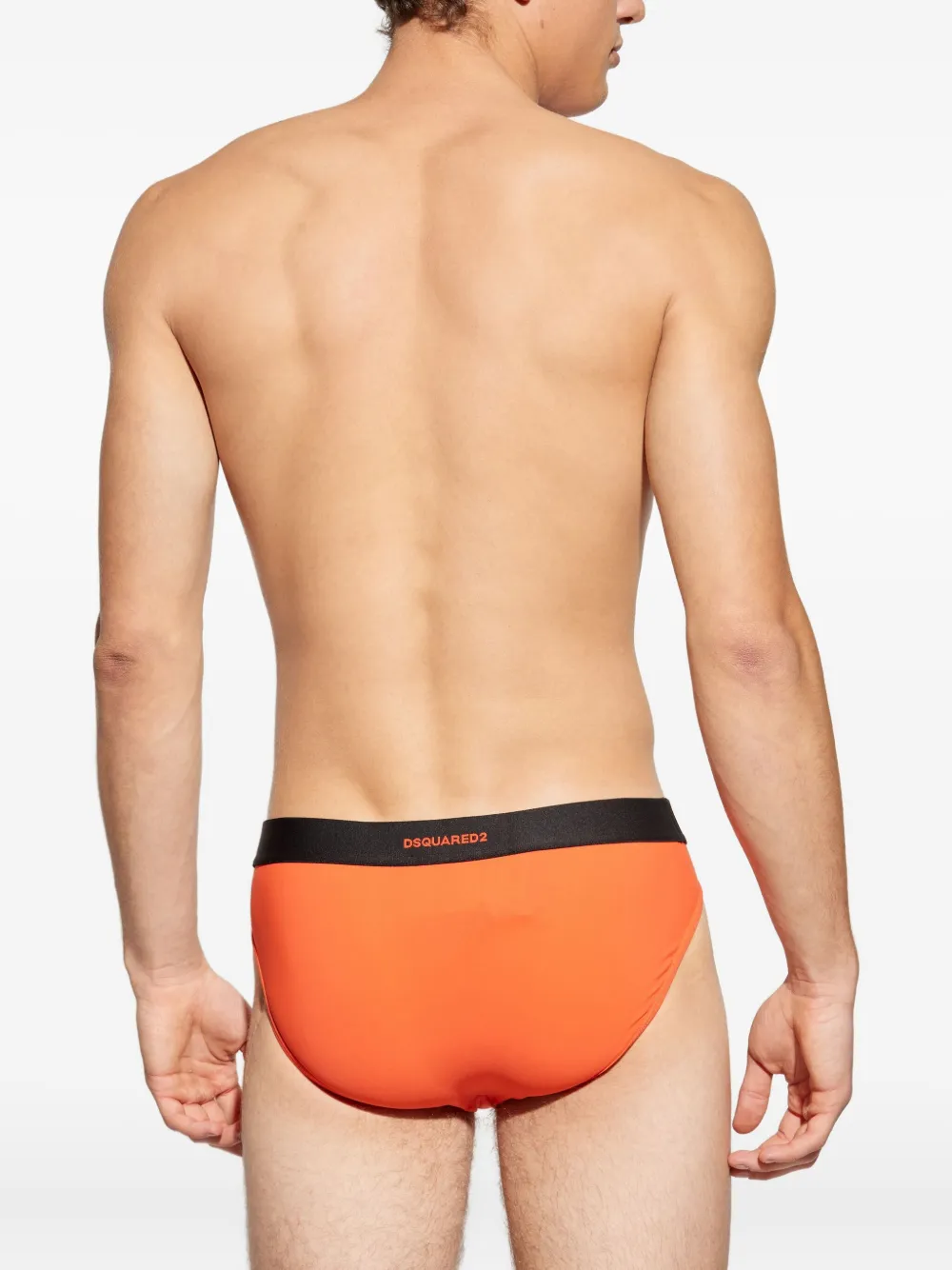 DSQUARED2 logo-detail briefs Oranje