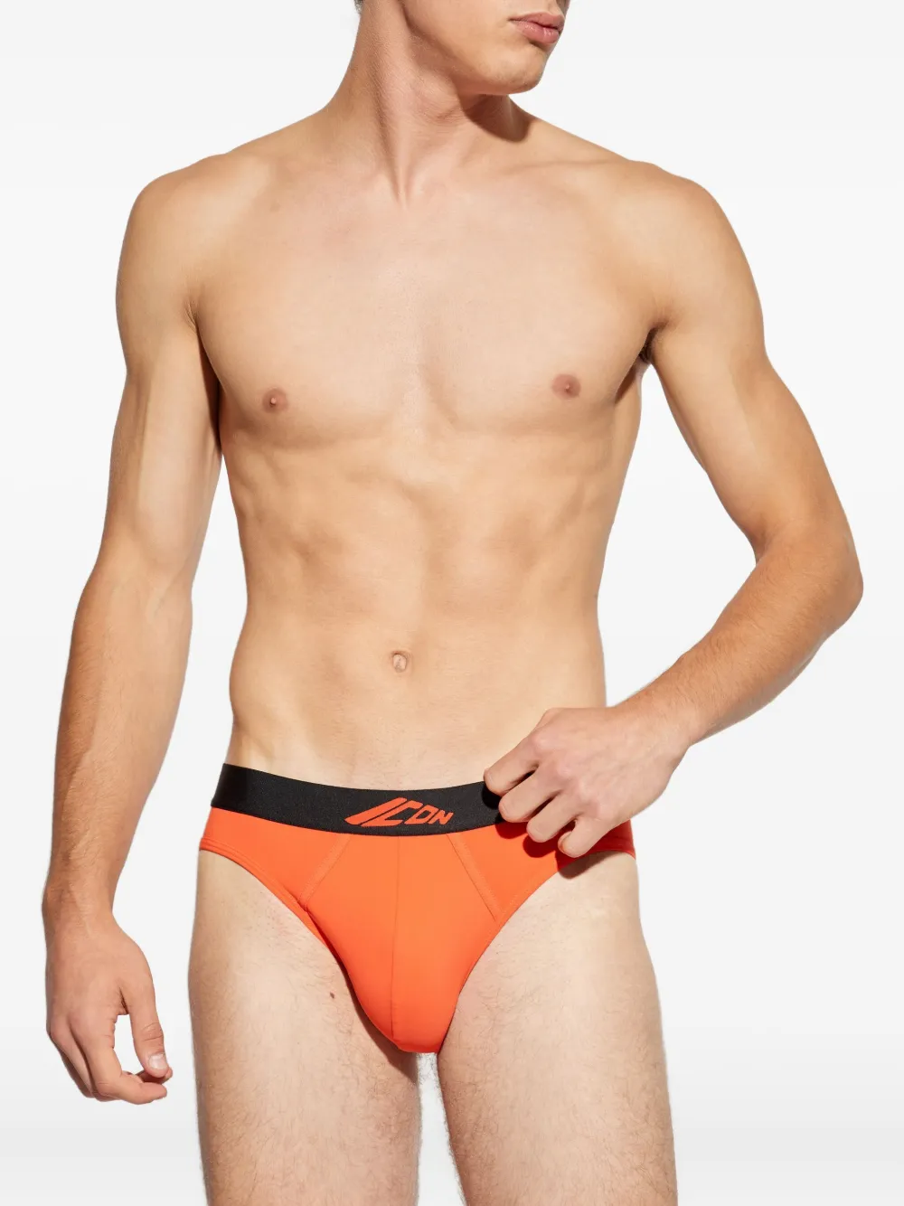 DSQUARED2 logo-detail briefs Oranje
