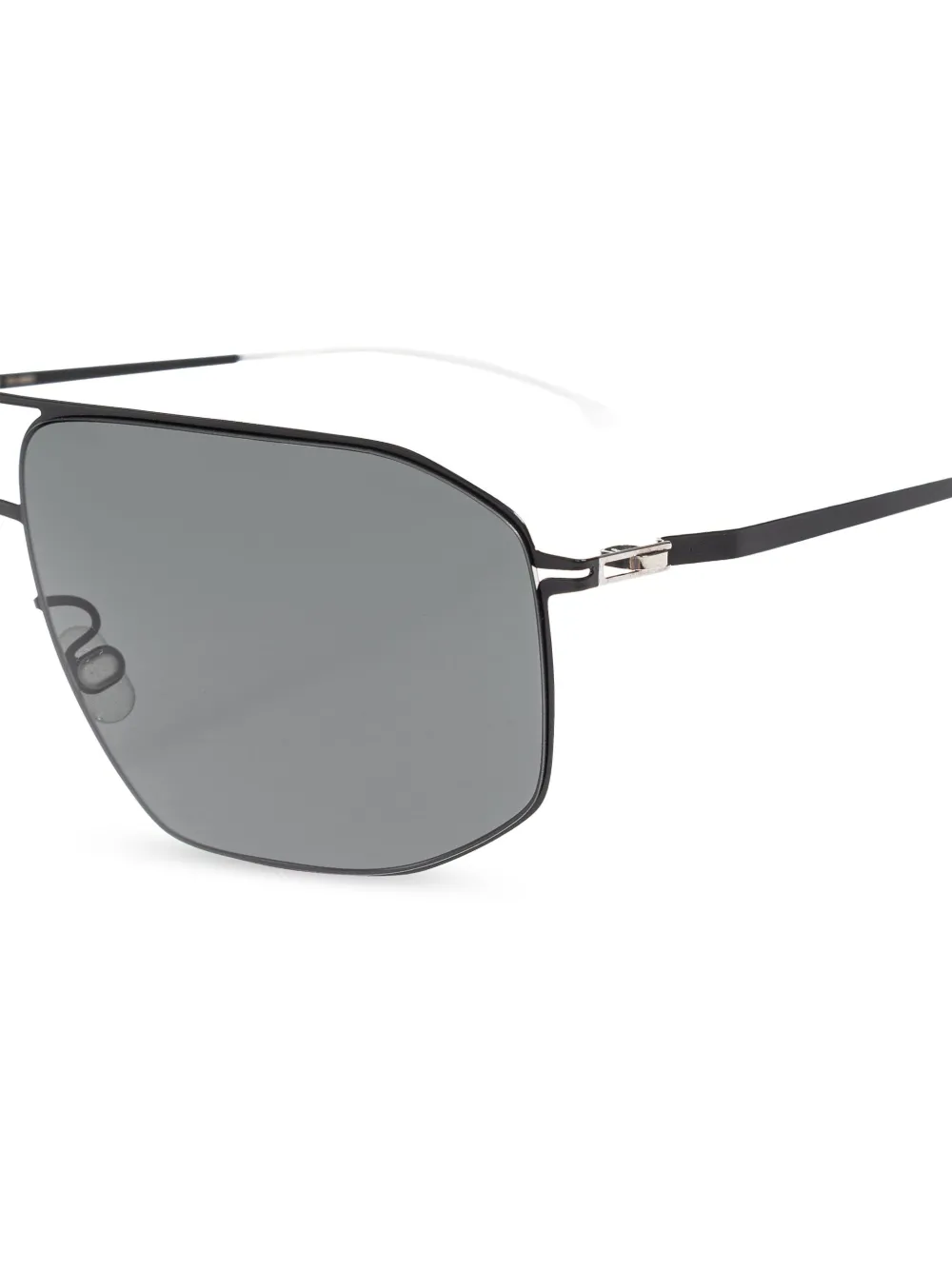 Mykita Zonnebril met piloten montuur Zwart