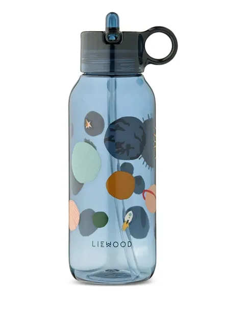 Liewood planets-print lunchbox bottle set