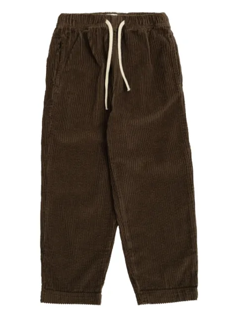 American Vintage Kids Padow corduroy drawstring trousers