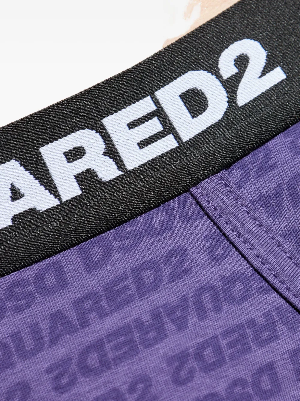 DSQUARED2 Slip met logoprint Paars