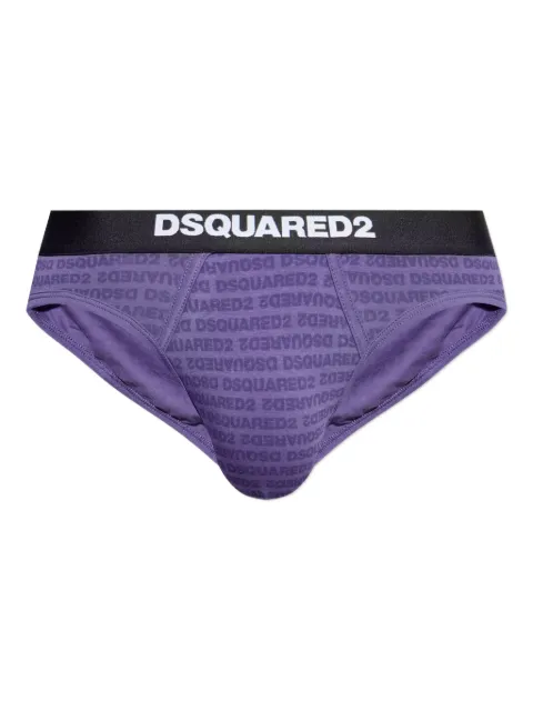 DSQUARED2 logo-print briefs