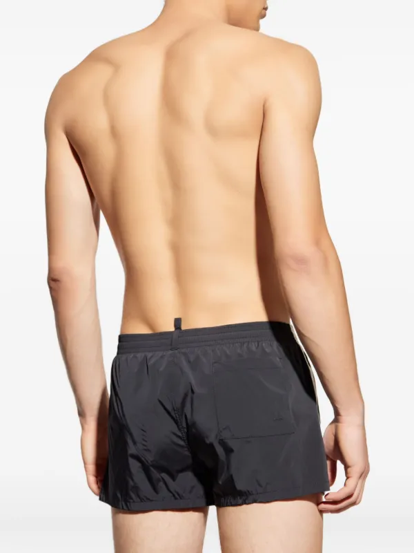DSQUARED2 side-stripe Swim Shorts | Black | FARFETCH JO