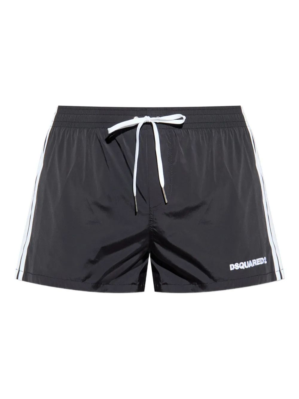 DSQUARED2 side-stripe swim shorts Zwart