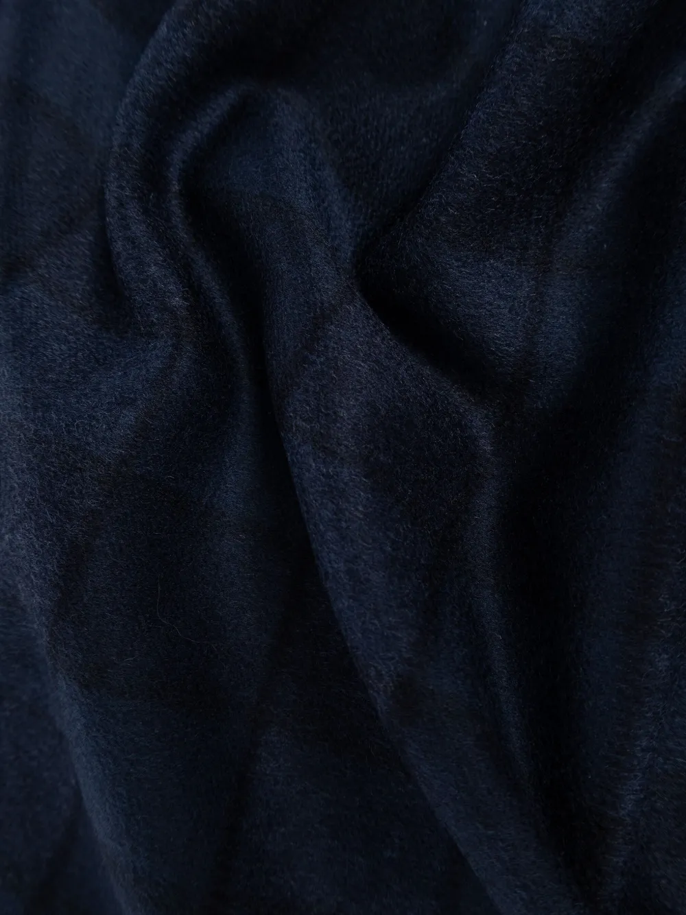 ETRO Geruite sjaal van wol-kasjmierblend Blauw