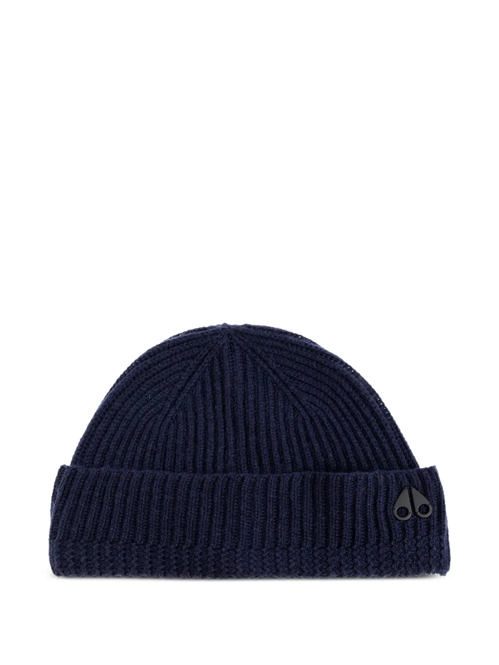 Moose Knuckles Geribbelde muts Blauw