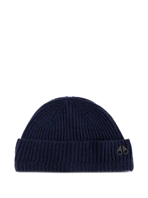 Moose Knuckles ribbed beanie