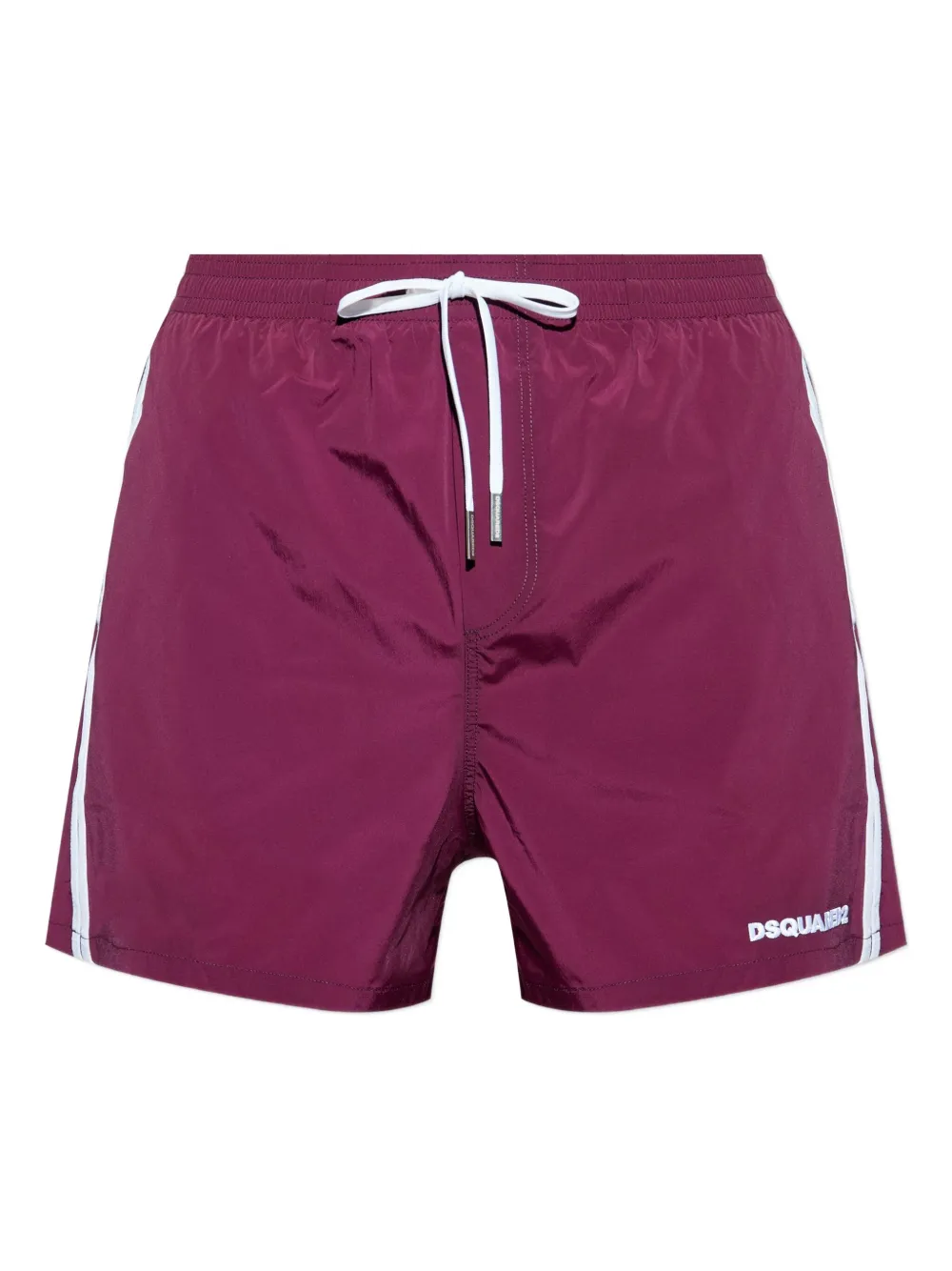 DSQUARED2 logo-embroidered swim shorts | Purple | Image 1