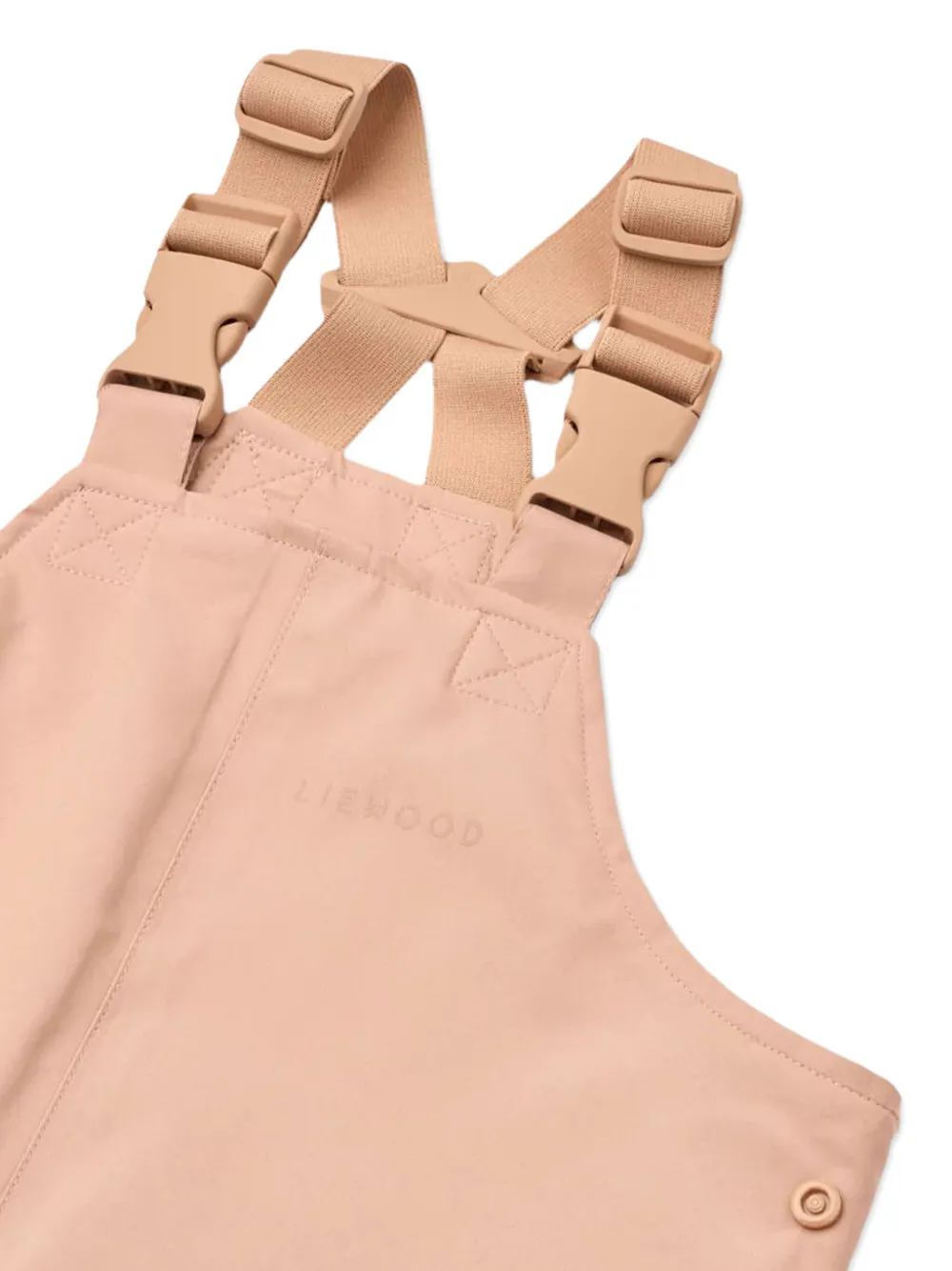 Liewood Broek en jack met capuchon en dierenprint Beige