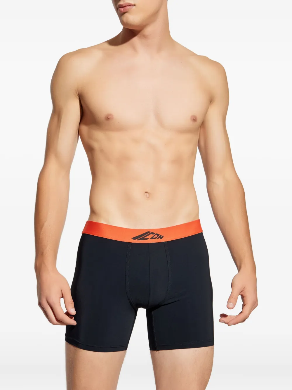 Dsquared2 Icon-band Boxer Shorts In Black