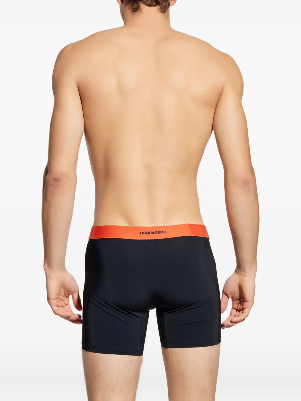 Dsquared2 Icon-band Boxer Shorts In Black