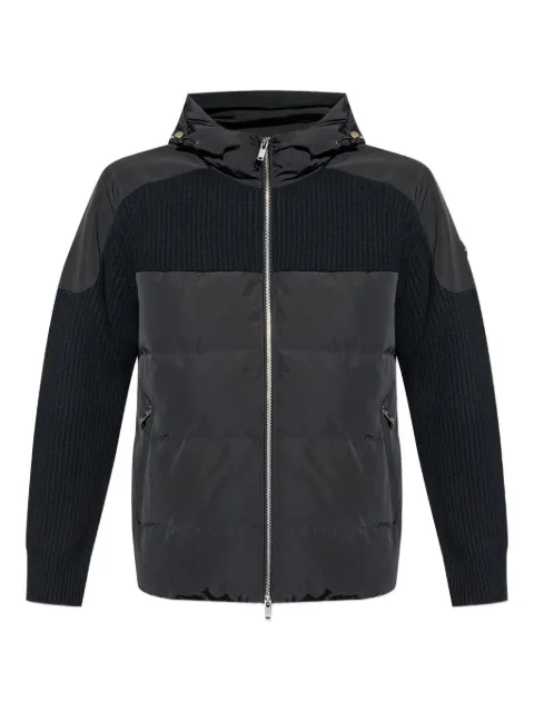Moose Knuckles ribbed-panel quilted padded jacket