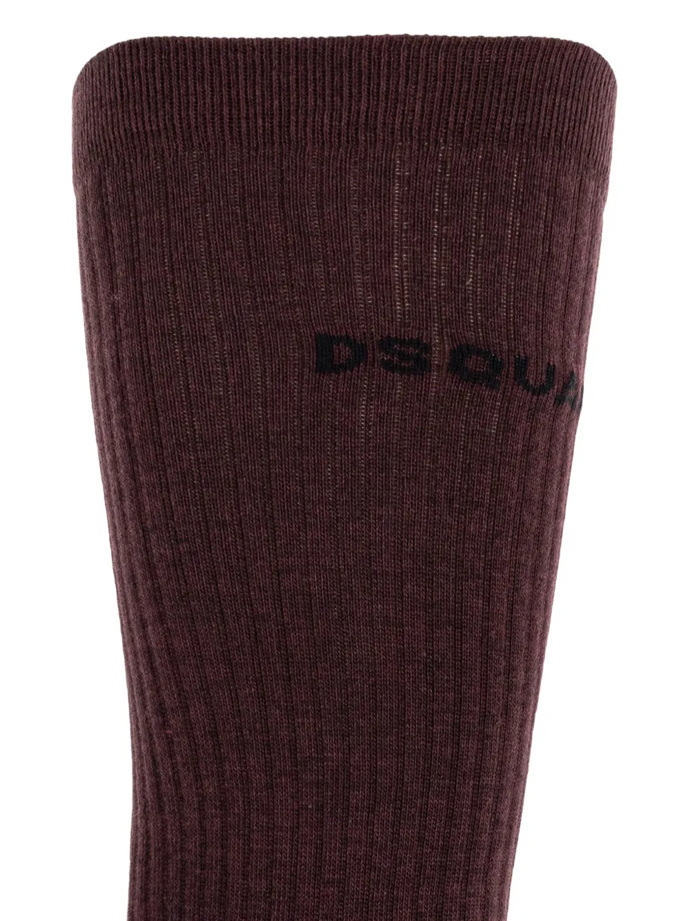 DSQUARED2 logo-detail socks Rood
